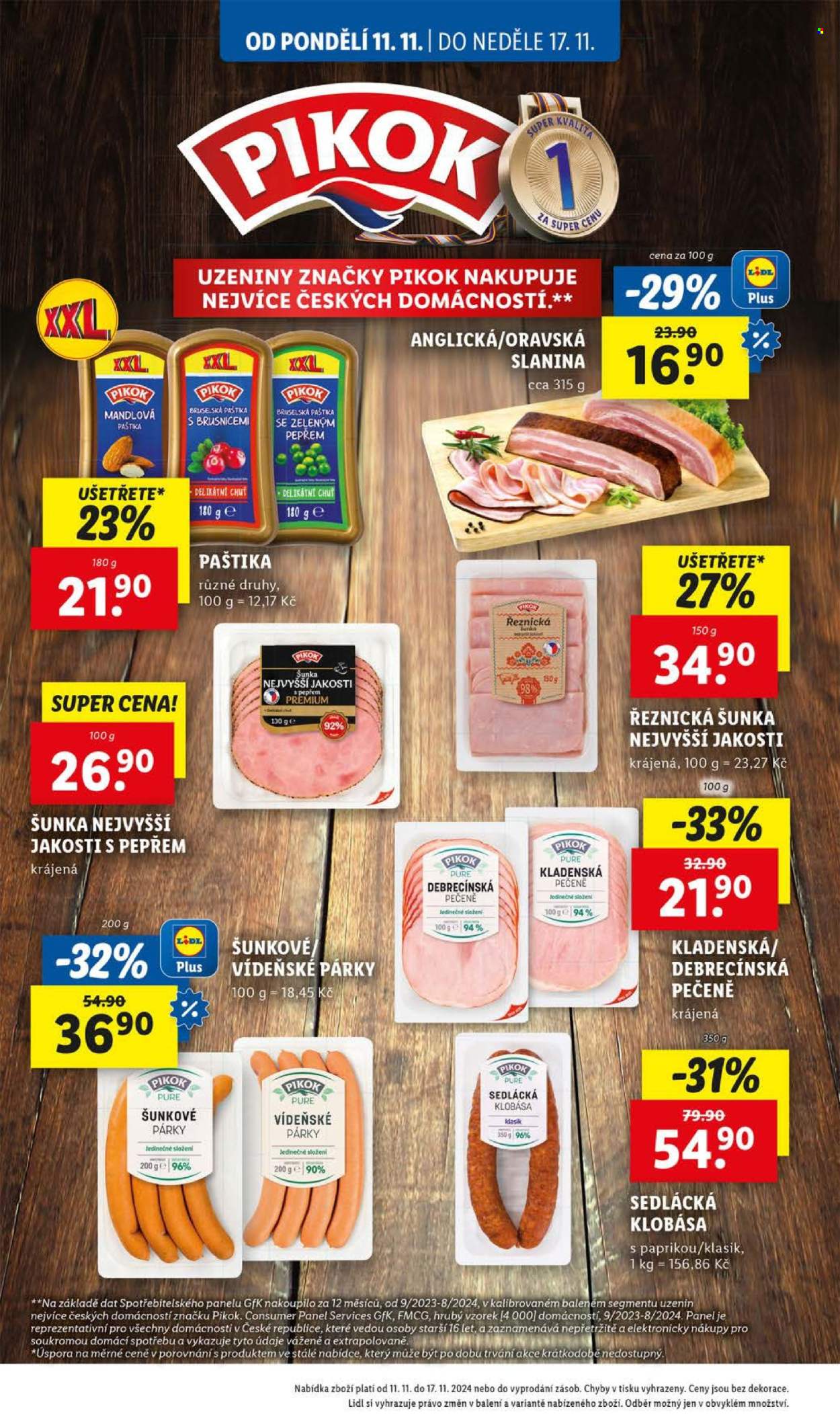 Leták Lidl - 11.11.2024 - 17.11.2024. Strana 1