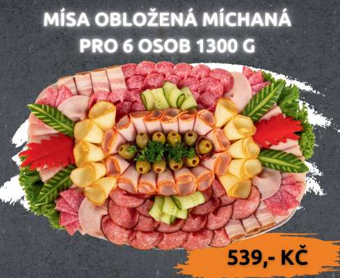 Mísa obložená míchaná pro 6 osob 1300 g