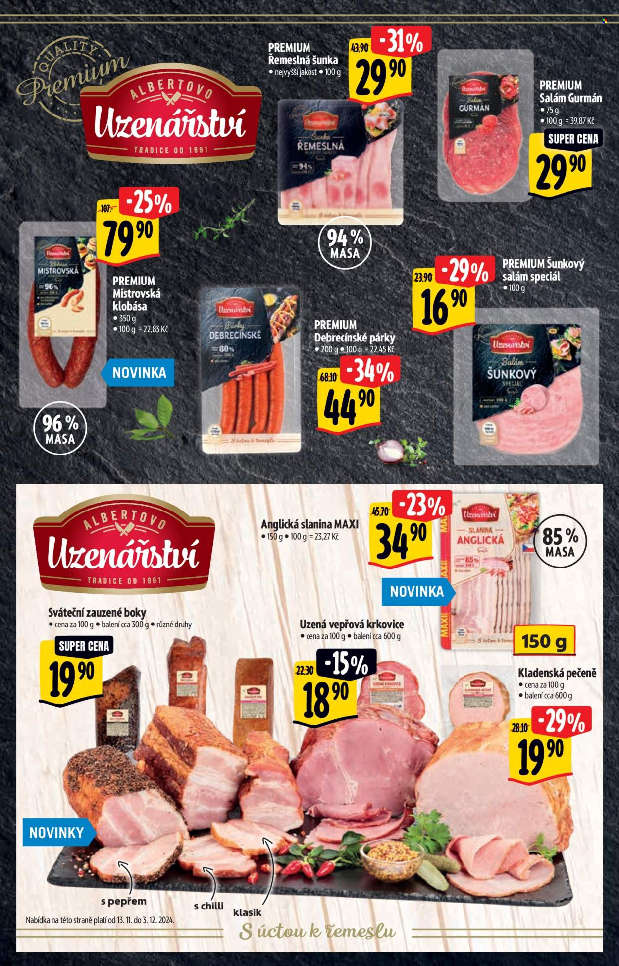 Leták Albert Hypermarket - 13.11.2024 - 31.12.2024. Strana 1