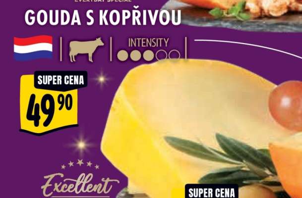 Gouda s kopřivou