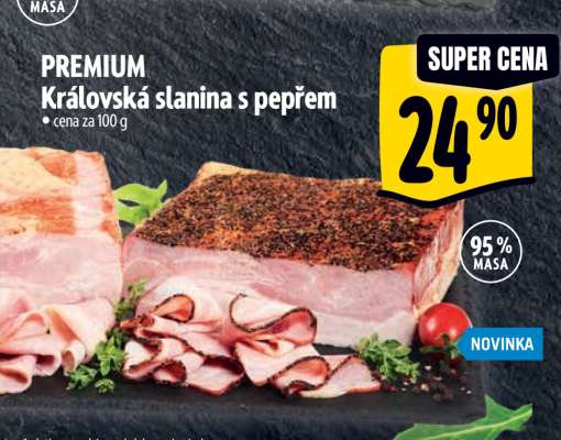 PREMIUM Královská slanina s pepřem