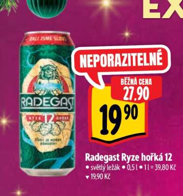 Radegast Ryze Hořká 12