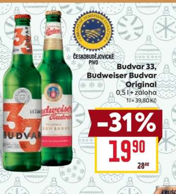 Budvar 33, Budweiser Budvar Original