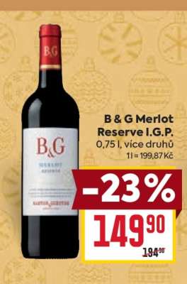 B & G Merlot Reserve I.G.P.