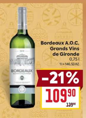 Bordeaux A.O.C. Grands Vins de Gironde