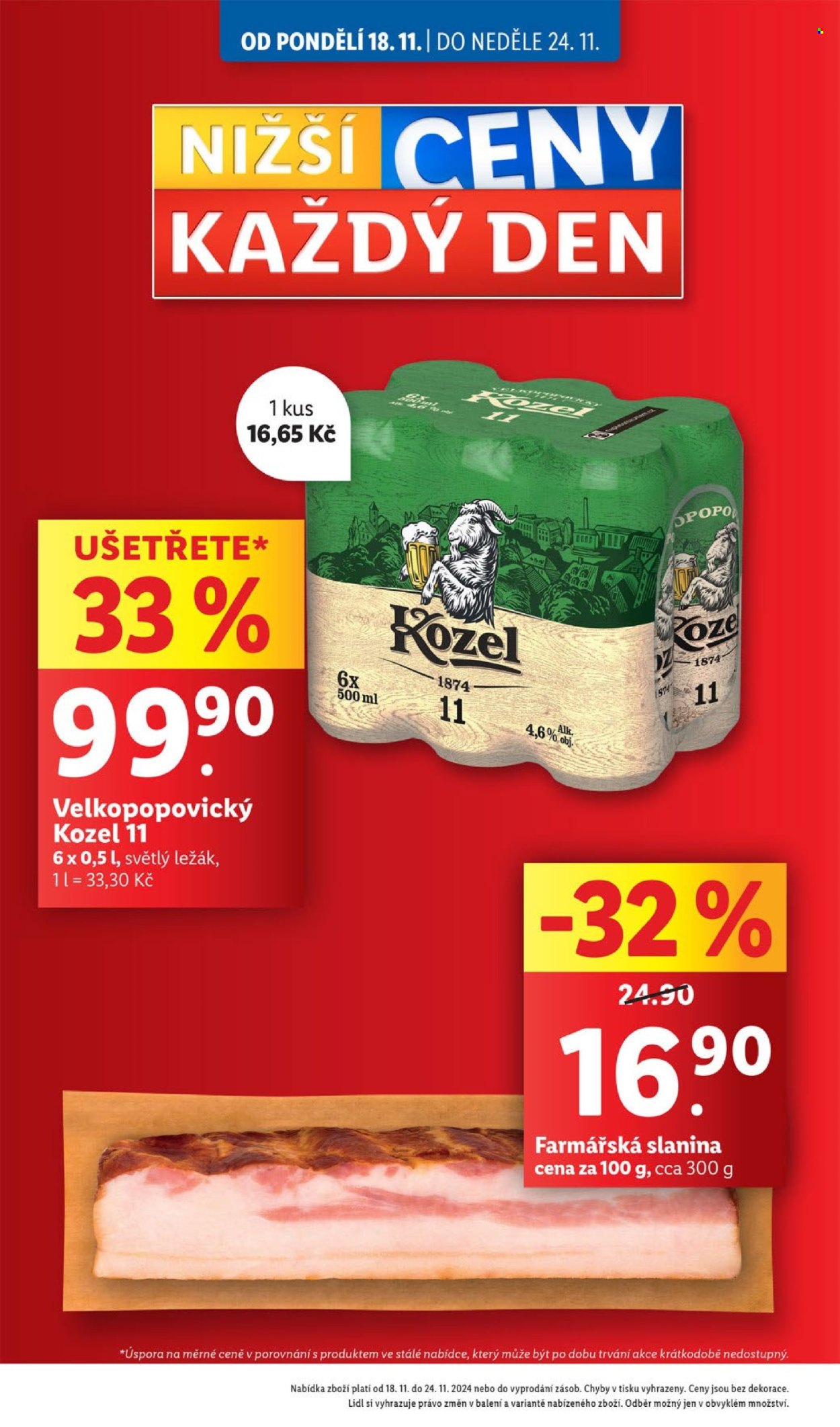 Leták Lidl - 18.11.2024 - 24.11.2024. Strana 1