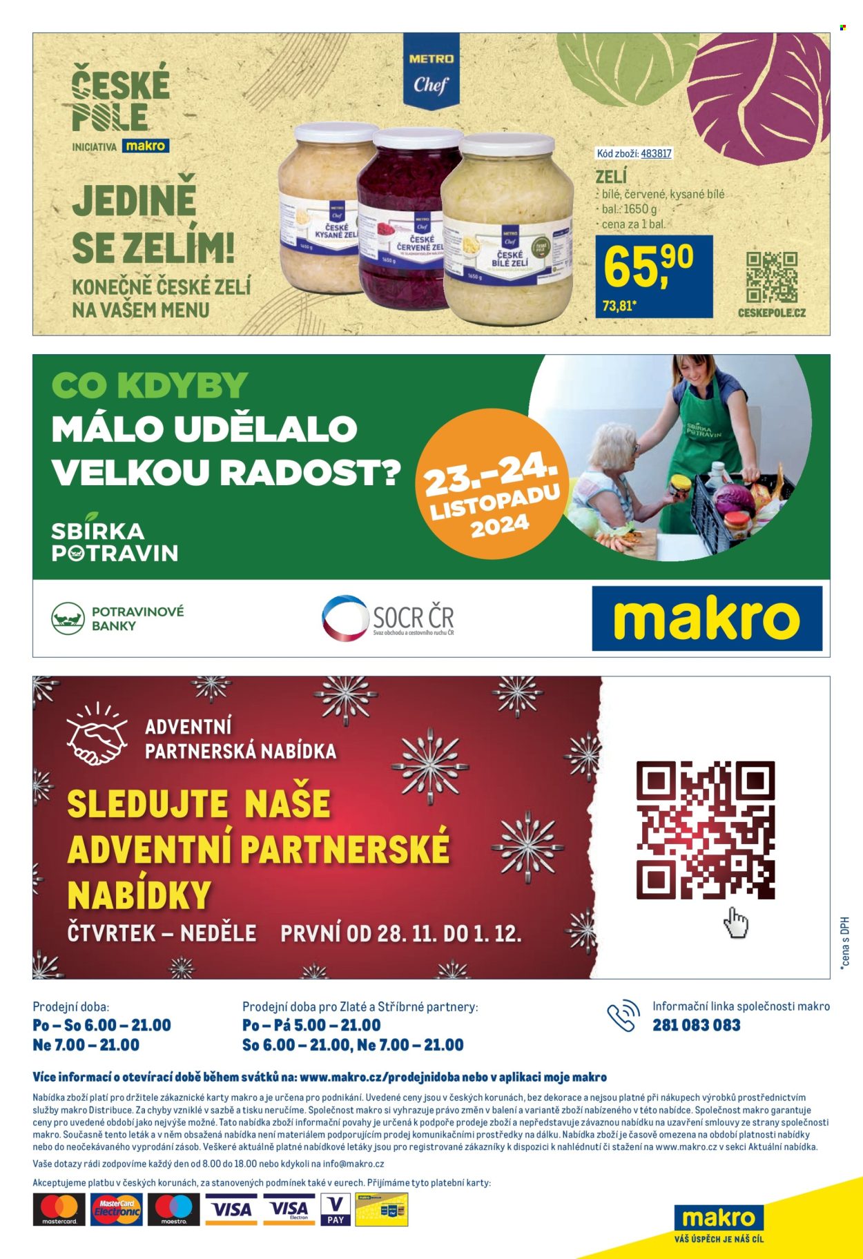 Leták MAKRO - 20.11.2024 - 3.12.2024. Strana 1