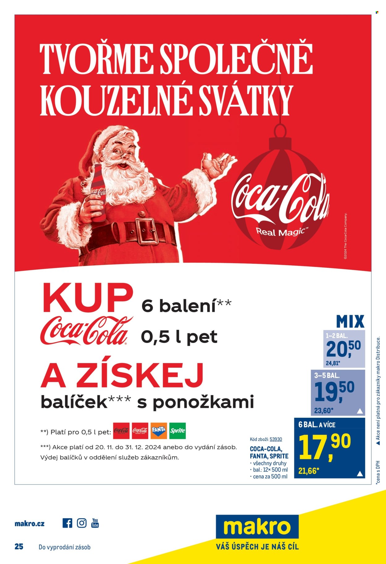 Leták MAKRO - 20.11.2024 - 3.12.2024. Strana 1