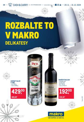 Leták MAKRO - 20.11.2024 - 31.12.2024.