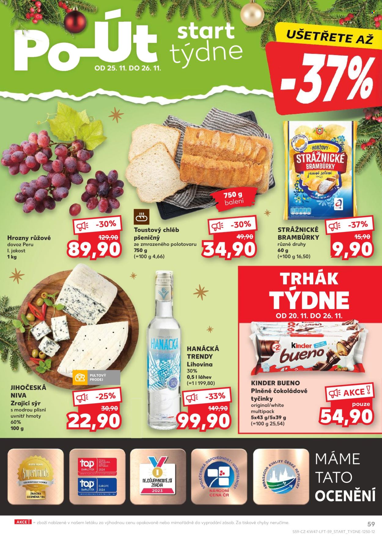 Leták Kaufland - 20.11.2024 - 26.11.2024. Strana 1