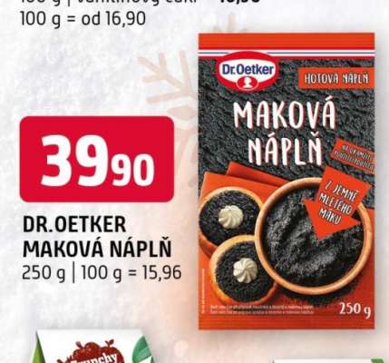 Dr. Oetker Maková náplň