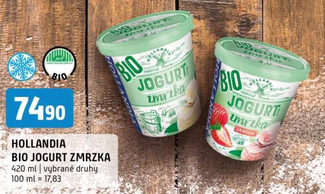 HOLLANDIA BIO JOGURT ZMRZKA