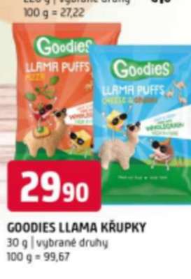 GOODIES LLAMA KŘUPKY