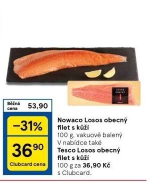 Nowaco Losos obecný filet s kůží