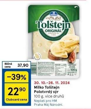 Milko Tolštejn Polotvrdý sýr