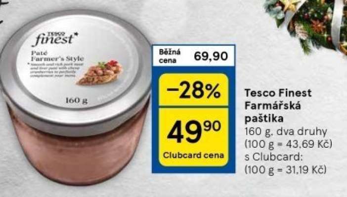 Tesco Finest Farmářská paštika