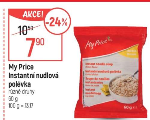 My Price Instantní nudlová polévka