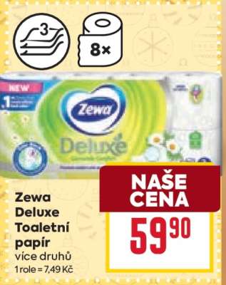 Zewa Deluxe Toaletní papír