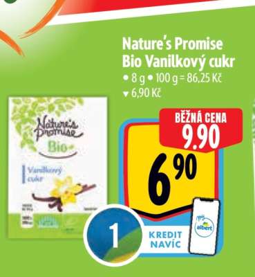 Nature's Promise Bio Vanilkový cukr