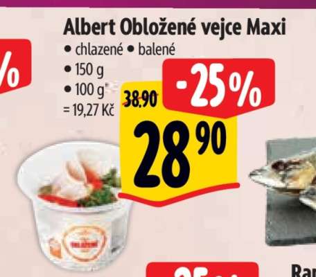 Albert Obložené vejce MAXI