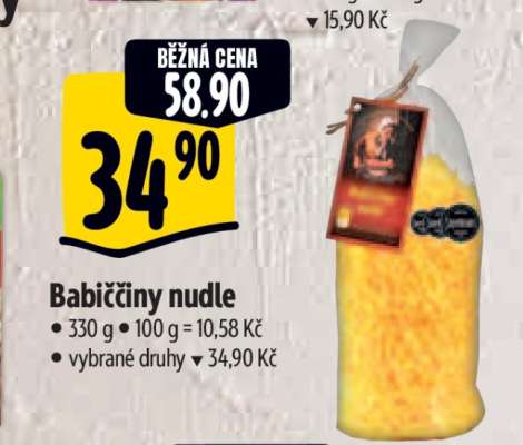 Babiččiny nudle