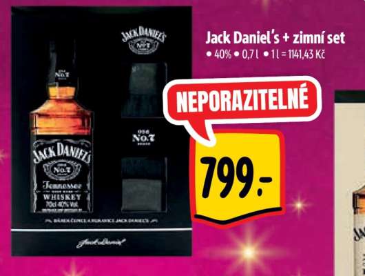 Jack Daniel's + zimní set