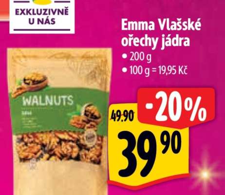 Emma Vlašské ořechy jádra