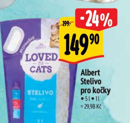 Albert Stelivo pro kočky