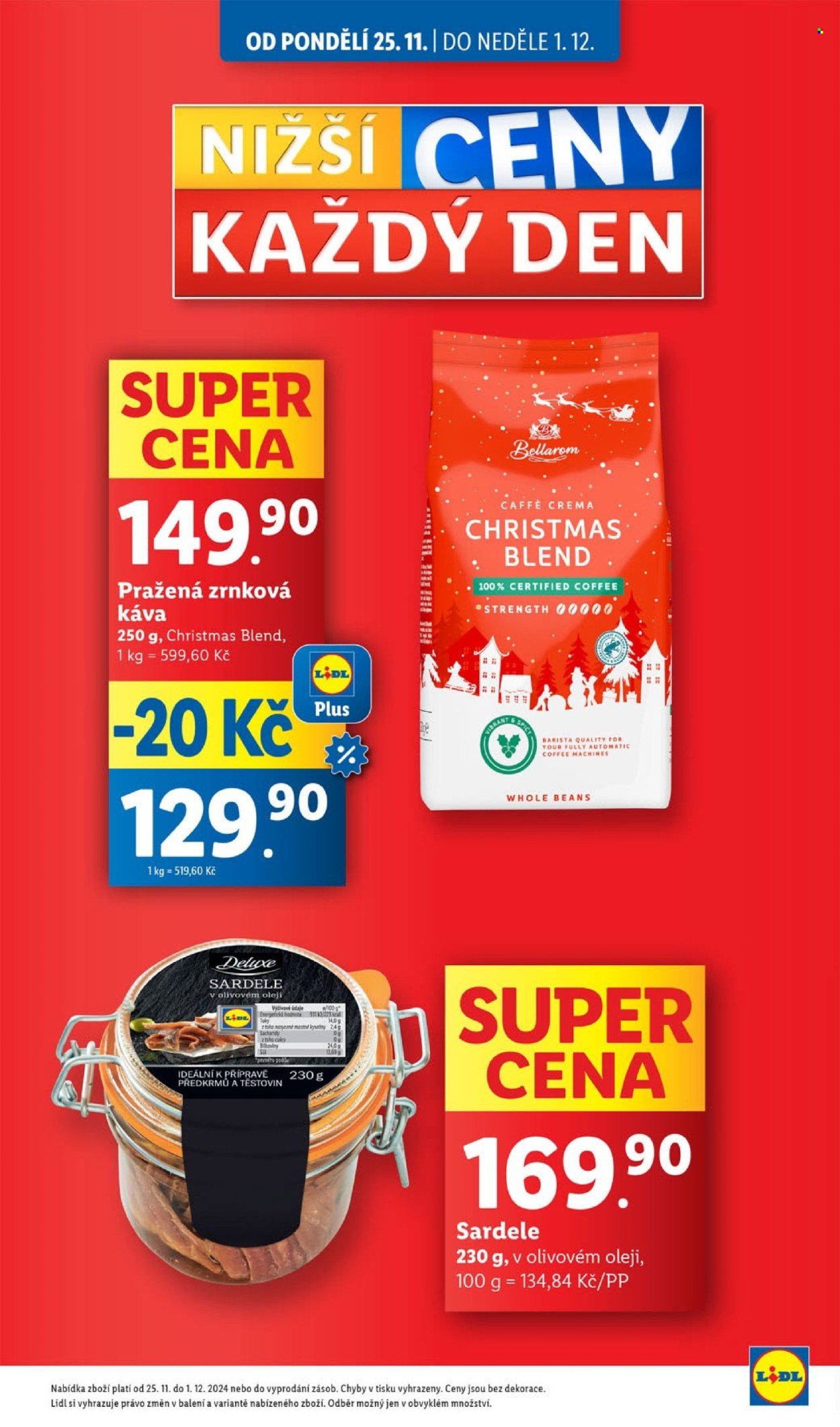 Leták Lidl - 25.11.2024 - 1.12.2024. Strana 1