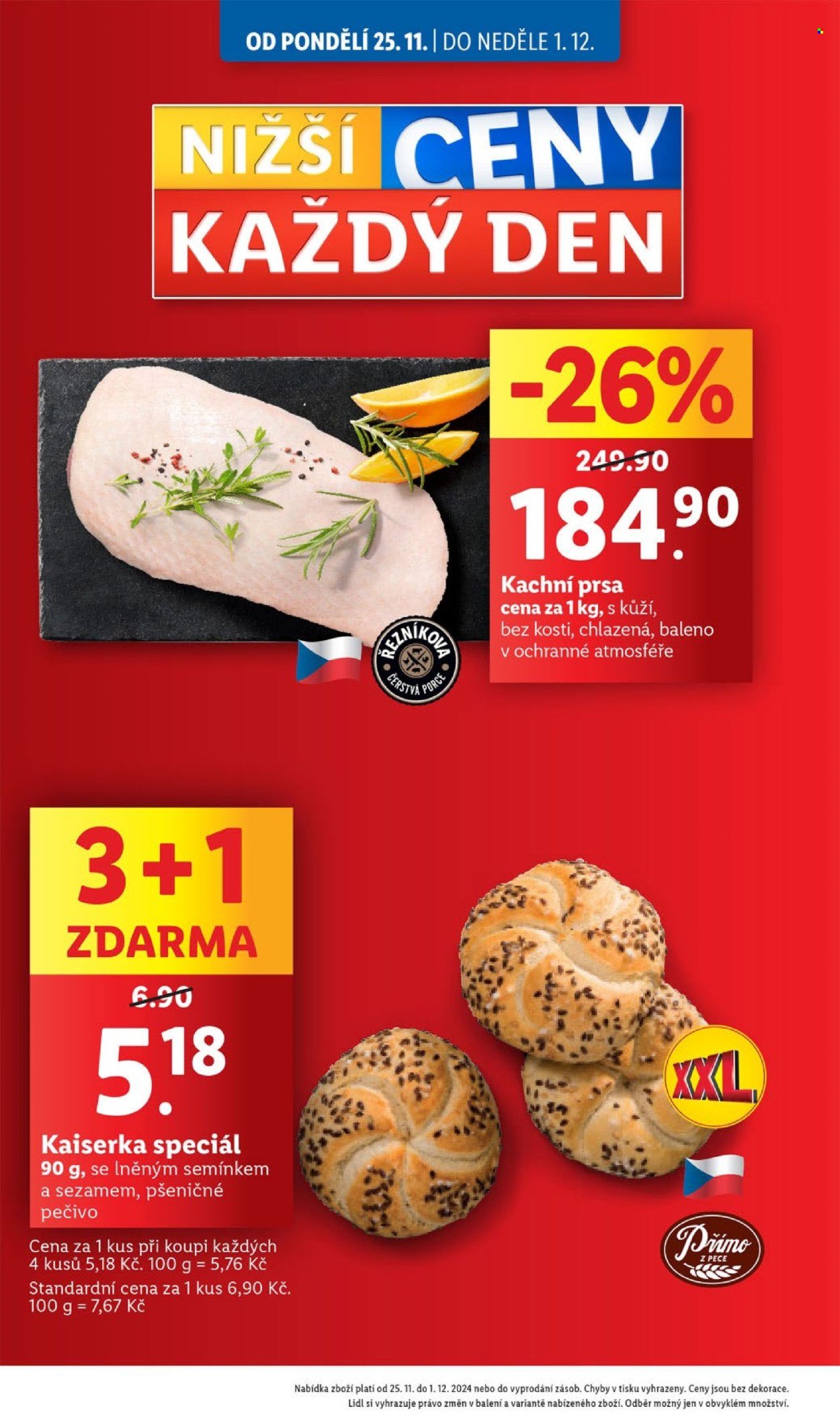 Leták Lidl - 25.11.2024 - 1.12.2024. Strana 1