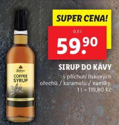 SIRUP DO KÁVY