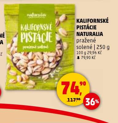 KALIFORNSKÉ PISTÁCIE NATURALIA