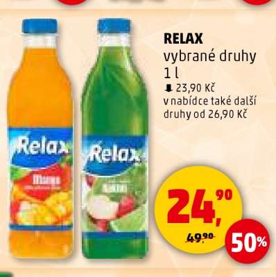 RELAX vybrané druhy