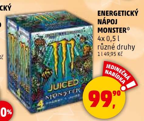 ENERGETICKÝ NÁPOJ MONSTER*