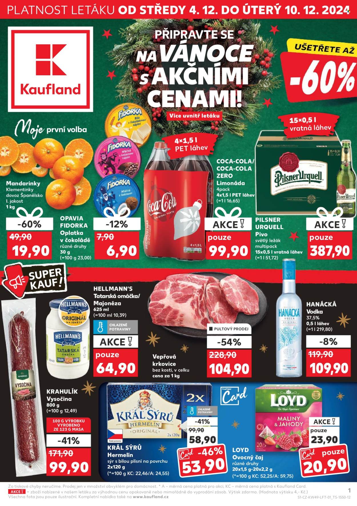 Leták Kaufland - 4.12.2024 - 10.12.2024. Strana 1