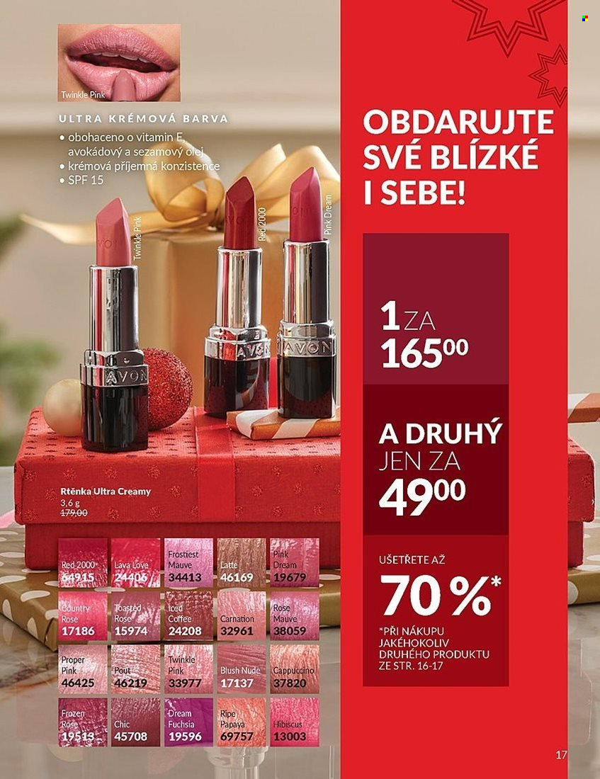 Leták AVON - 1.12.2024 - 31.12.2024. Strana 1