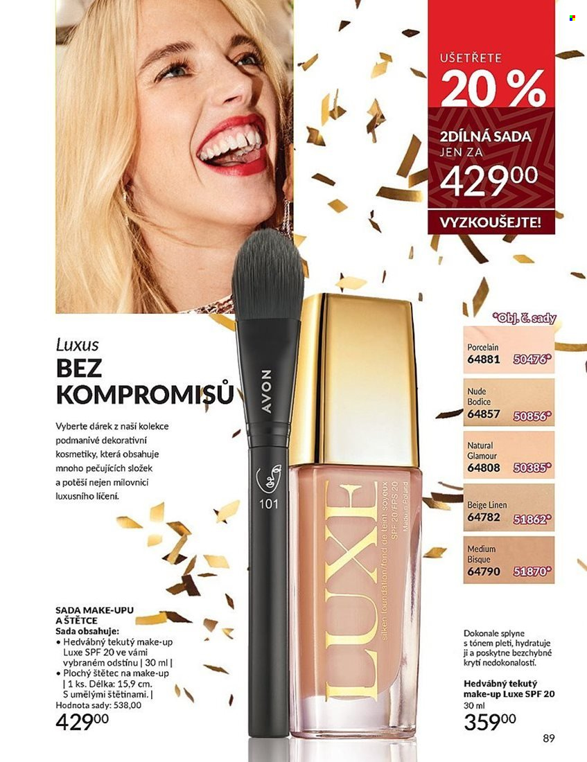 Leták AVON - 1.12.2024 - 31.12.2024. Strana 1