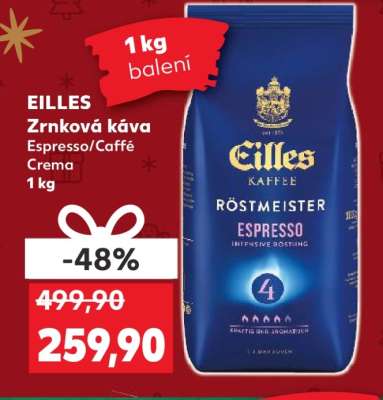 EILLES Zrnnková káva Espresso/Caffé Crema