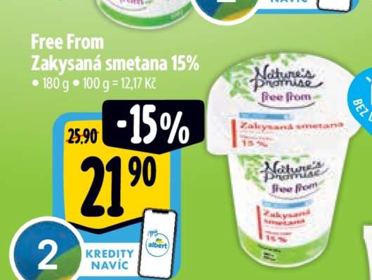 Free From Zakysaná smetana 15%