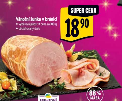 Vánoční šunka v bránici