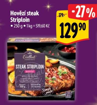 Hovězí steak Striploin