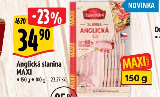 Anglická slanina MAXI