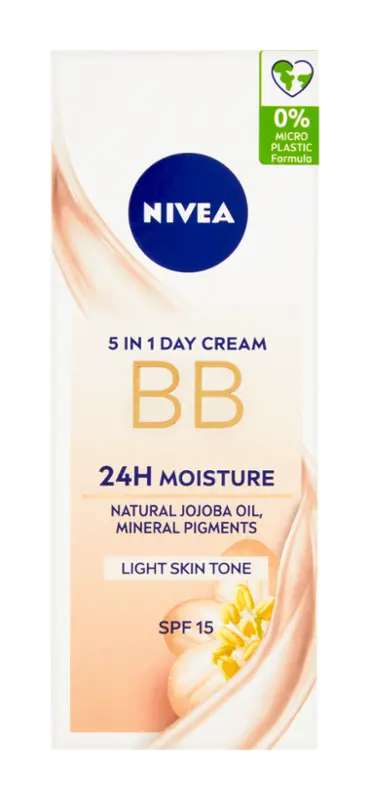 NIVEA BB krém 5v1 pro světlejší odstín pleti OF 15