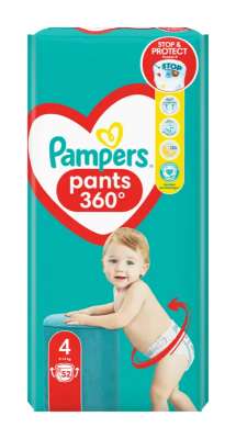 Pampers Plenkové kalhotky 9 - 15 kg, vel. 4