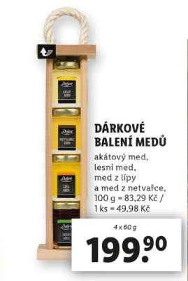 DÁRKOVÉ BALENÍ MEDŮ