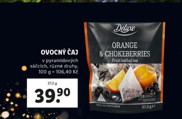 Deluxe Orange & Chokeberries Fruit Herbal Tea