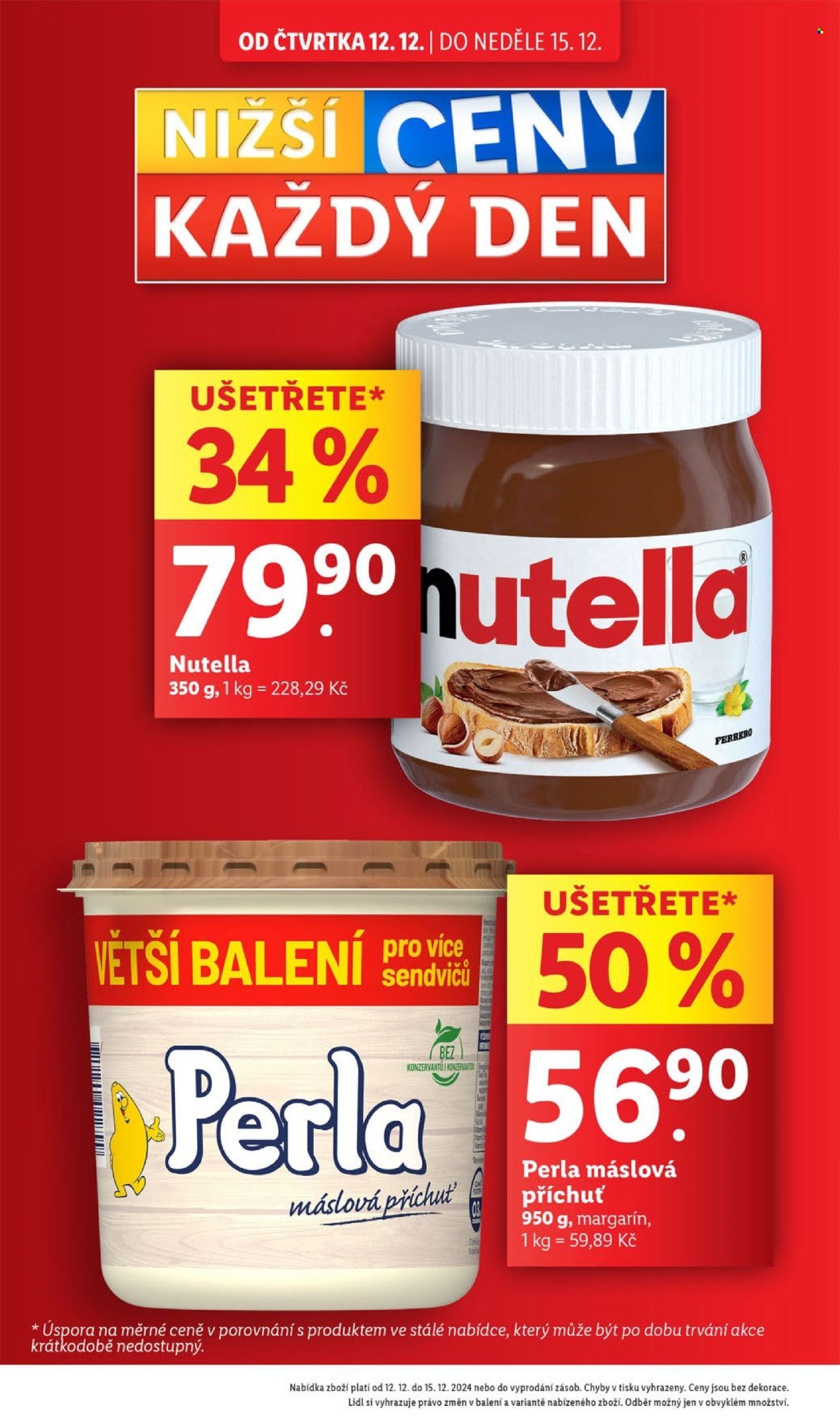 Leták Lidl - 12.12.2024 - 15.12.2024. Strana 1