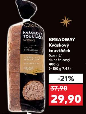 BREADWAY Kváskový tousťáček