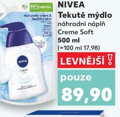 NIVEA Tekuté mýdlo náhradní náplň Creme Soft