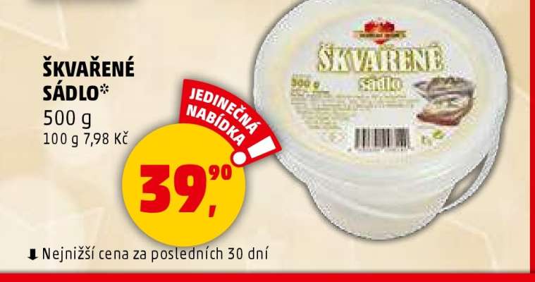 Škvařené sádlo